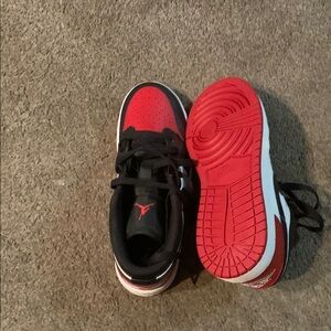 Jordan Red and Black Sneakers Iconic Style